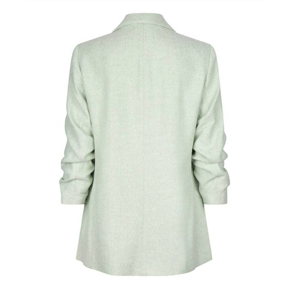 NEW ESQUALO pietta linen look blazer in pastel green - Picture 7 of 8